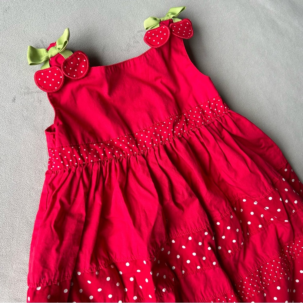 Gymboree ~ Red White Polka Dot Sleeveless Dress ~ Girls Size 3T